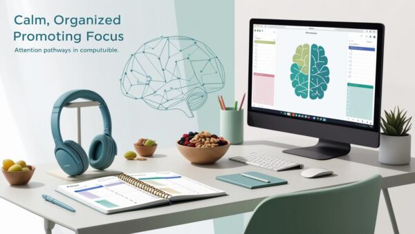 strategies for managing attention deficit disorder with organizational tools and healthy habits