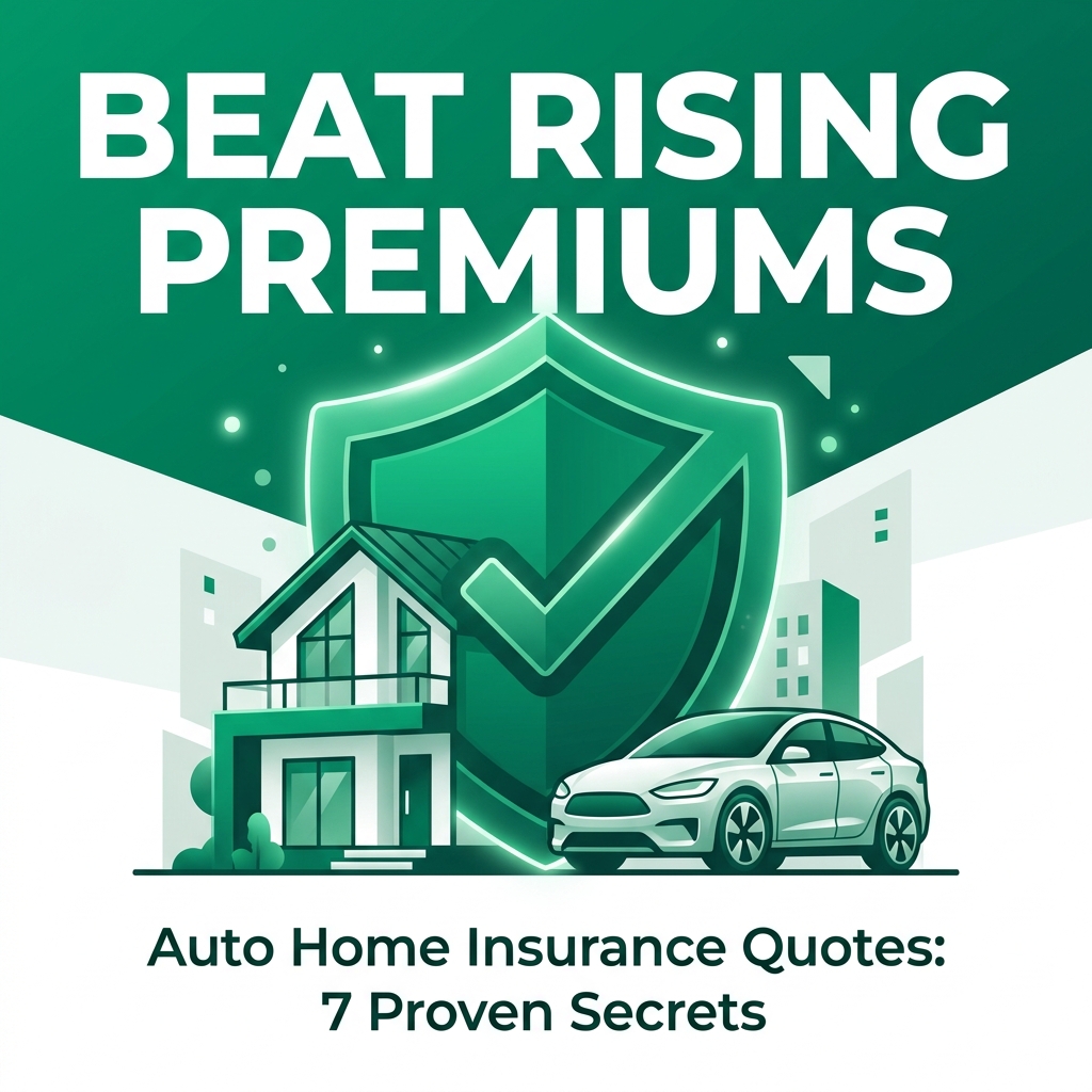 Auto Home Insurance Quotes: 7 Proven Secrets to Beat Rising Premiums