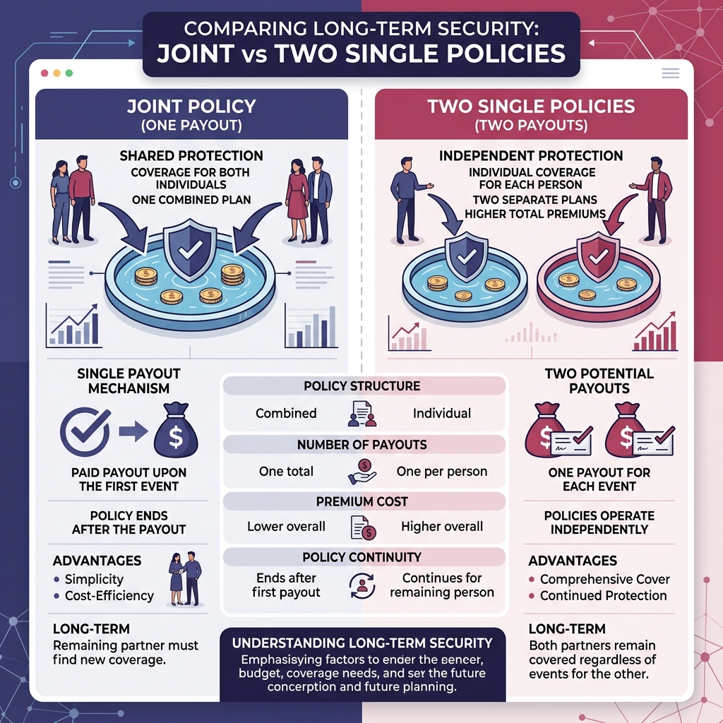 Joint versus single life insurance policies - home insurance and life insurance
