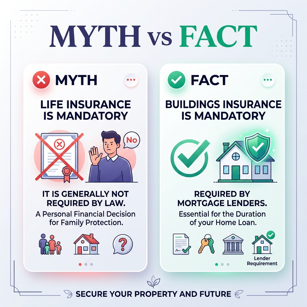 Legal requirements for buildings and life insurance - home insurance and life insurance