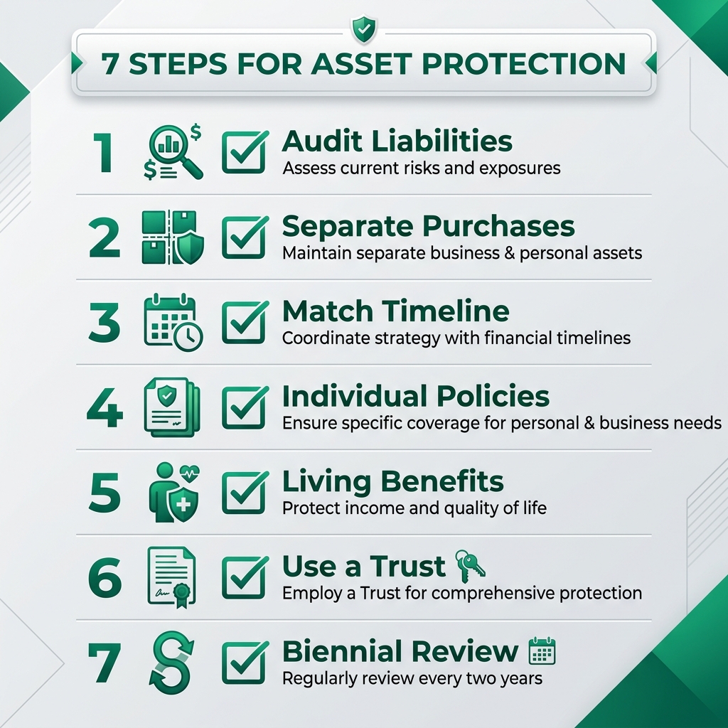 7 critical steps for property protection - home insurance and life insurance