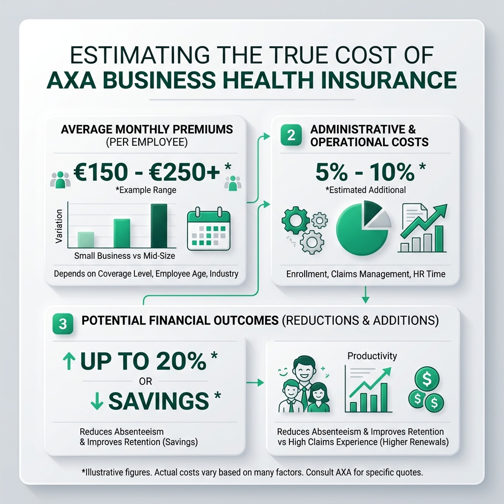 cost statistics for corporate health coverage - axa company health insurance